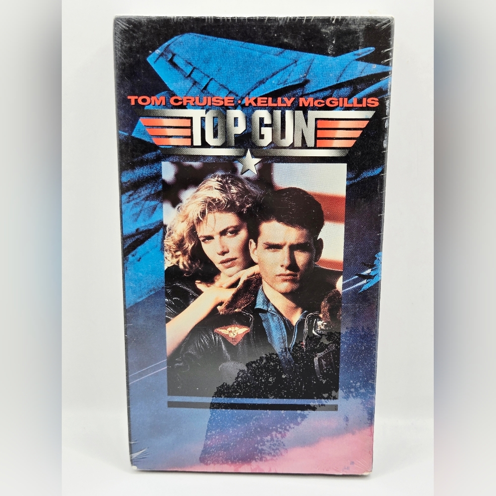 Top Gun vhs sealed 1986 Vintage VHS Movie Factory Sealed‎ Paramount Pictures